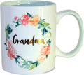 Floral Mug with Gold Foil Wording from Peaches and Cream - Grandma