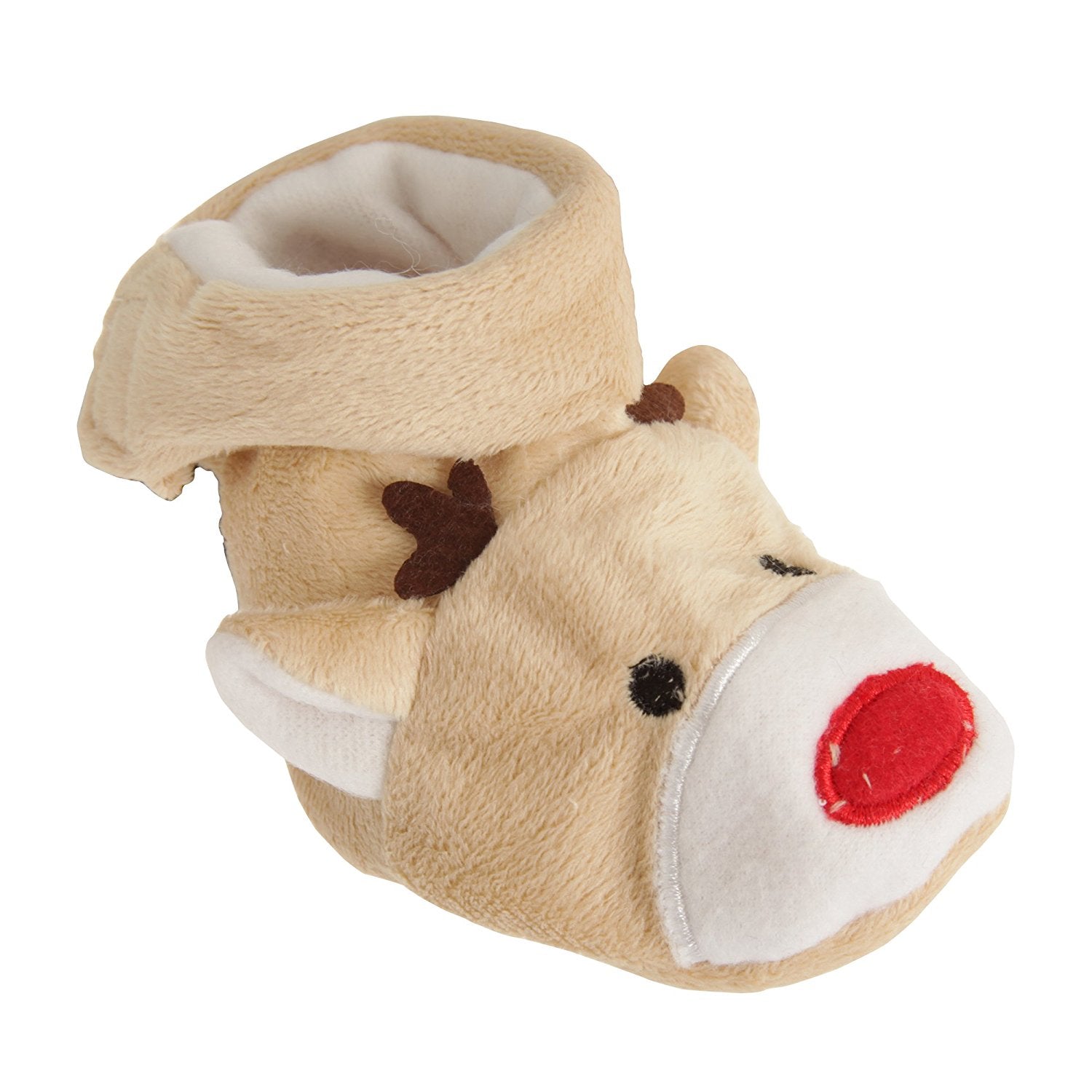 Nursery Time Baby Christmas Rudolph Booties