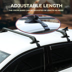 GEARZAAR 2pcs 105CM Lockable Car Roof Bars Universal Fit for Cars Without Rails