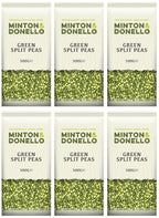 6 x Minton & Donello Organic Green Split Peas - 500g