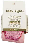 New Baby Babies Girls Nursery Time Newborn - 24 Months Hearts Everyday Tights (UK 0-3 Months 1050, Baby Pink)