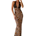 Women's Fashion Printed Spaghetti Straps Sleeveless Dress