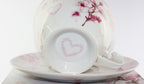 Vintage Lane Collection, Rose Fine Bone China Afternoon Tea Set 'Grandma With Love', From The Vintage Lane Collection By Jennifer Rose, Cup and Saucer Set, Cup 10x7cm, Saucer 16cm, Gift Boxed, Microwave and Dishwasher Safe