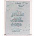 Xpress Yourself Thinking Of You Dad Graveside Memorial Card