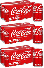 3 x Coca-Cola Classic Can 8 Pack 8X330Ml