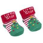 Babytown Festive Christmas Baby Cotton Rich Socks in Tote Bag
