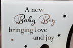 Baby Boy Sentiment - Bringing Love and Joy photo frame gift