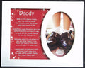 10 x 8 Sentiment Photo Mount Daddy Message