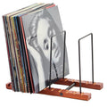 JETAINE Vinyl Record Storage, Display Up to 50 LP Albums DVDs CDs, Wood Vinyl Holder lp Storage Box, Book Display Stand Storage, Shelf Record Stand