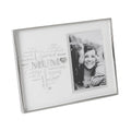 Heartfelt Moments Nickel Plated Frame Heart 4" x 6" Mum
