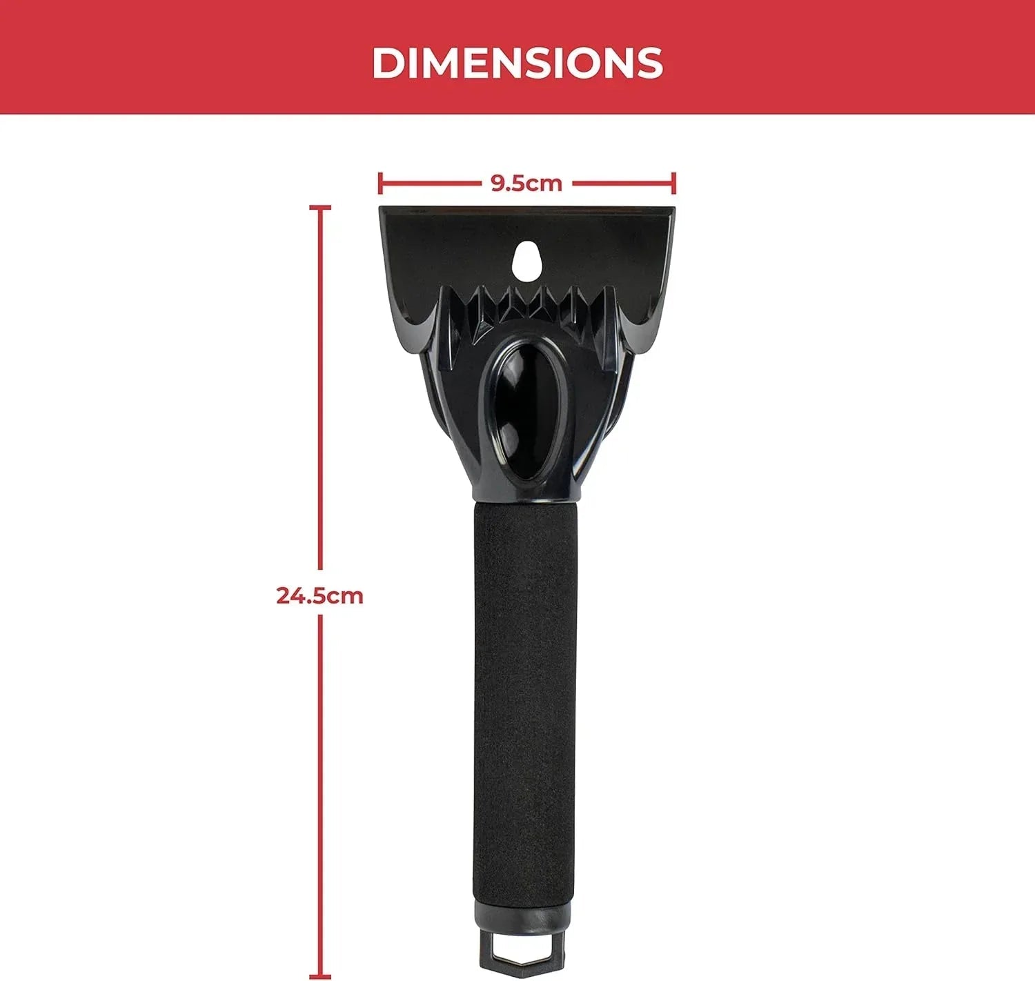 RevHeads Ice Scraper for Cars and Pick Up Trucks Scrape Windows With Ease