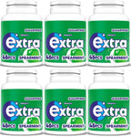 6 x Extra Spearmint Chewing Gum Bottle - 46PCE