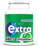 6 x Extra Spearmint Chewing Gum Bottle - 46PCE