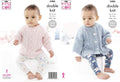 King Cole Baby Kids Double Knitting Pattern Cable Knit Sweater & Cape (5486)