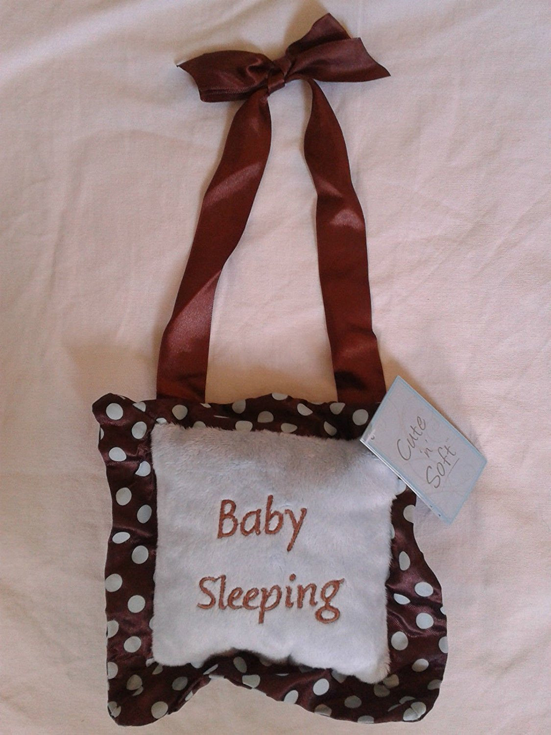 cute n soft baby cushion blue