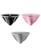3-pack Men's Low Waist Sexy Narrow Hem Breathable Briefs