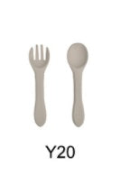 Baby Feeding Set - Silicone Spoon & Fork, Food-Grade BPA-Free