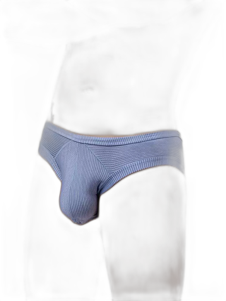 2 Pack Men's Low Rise Back Hollow 3D U-convex Large Pouch T-Back Briefs