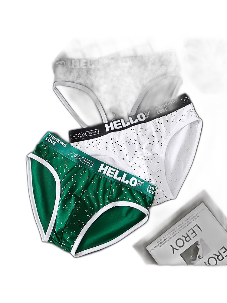 3 Pack Men's Low-Rise Cotton Briefs