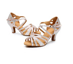 Diamond Latin Dance Shoes Women's Soft Sole Dance Shoes