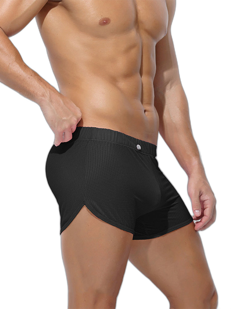 2 Pack Men's Breathable Mesh Boxer Briefs