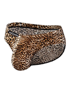 Men’s Sexy Leopard Print Pouch Briefs