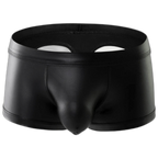 Open-Back Leather Boxer Briefs