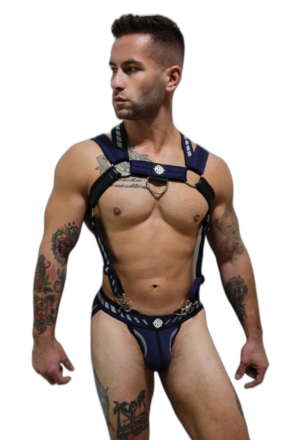 Breedwell Mister Luxe Body Harness Navy