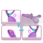 Firefly - 8 Inch Ovipositor Dildo - Glow In The Dark Alien Dildo - Egg Laying Kink