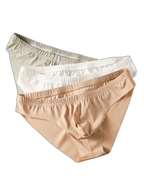 4 Pack Men's Ice Silk Lightweight Breathable Minimalist Briefs