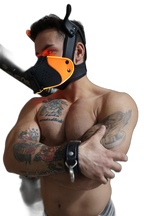 Breedwell Poundtown Pup Mask 2.0 Neon Orange