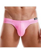 Men's Simple Breathable Mesh Pouch Thong & Strings