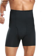 Men's Tummy Control Boxer Briefs with Open Fly