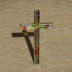 DIY Jewelry Rainbow Cross Connectors Charm Jewellery Connector