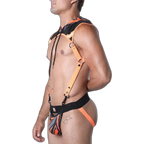 Cell Block 13 Kennel Club Lightning Hoodie Harness | Orange