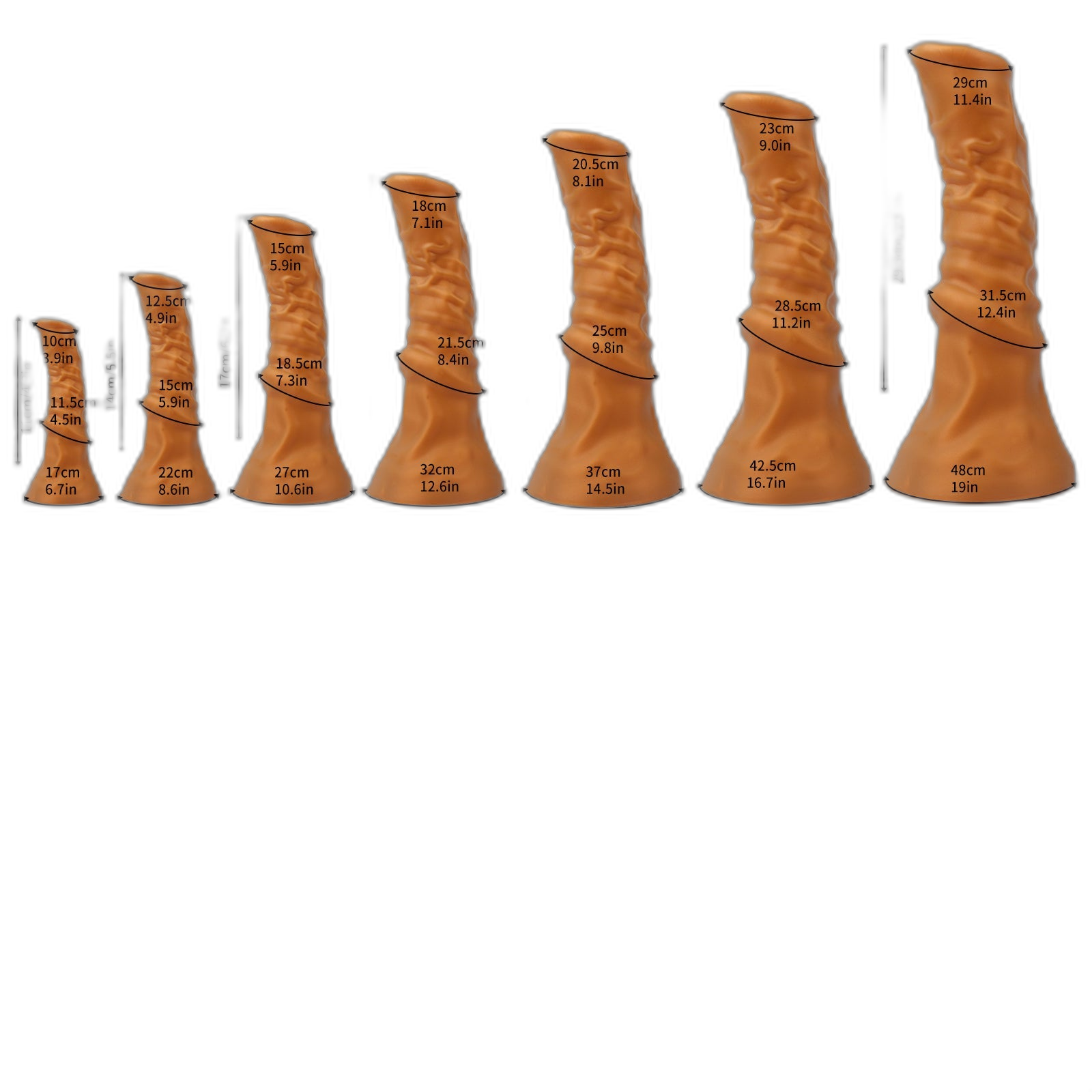 Thorin - Horse Dildo - Ultra Realistic Dildo - Silicone Dildo - 7 Sizes