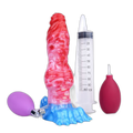 Ivan - 8 Inch Inflatable Squirting Knot Dildo