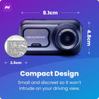422GW 2K Dash Cam Front Camera with GPS, WiFi & Hardwire Kit (64GB Included)