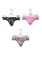 3 Pack Men's Skull Print Thong - Edgy & Sexy