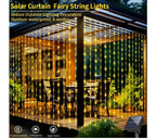LED Curtain Garland On The Window USB String Lights Remote Control Christmas Decorations For Home Room