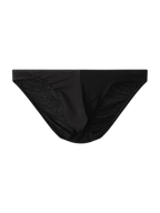 3 Pack Men's Mesh Sexy Low Waist Big Pouch Briefs