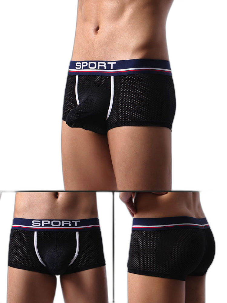 2 Pack Breathable Separate Pouch Boxer Briefs
