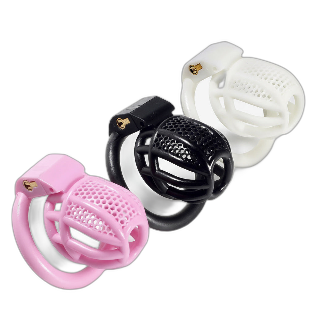 HexMesh Mini Chastity Cage With 4 Ring Sizes
