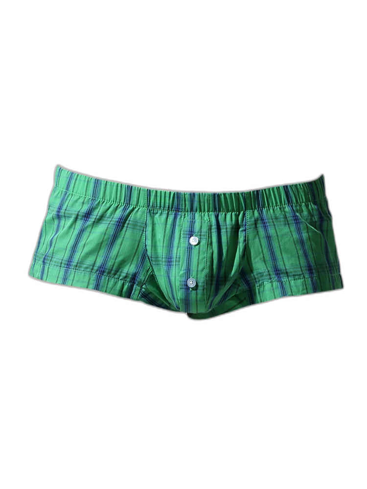 2 Pack Men's Soft Cotton Day-Long Comfort Shape-Retaining Fabric Boxers Shorts