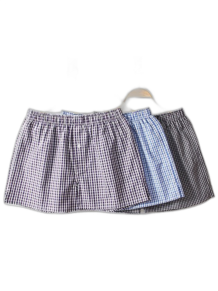 3 Pack Men's Cotton Loose Boxers