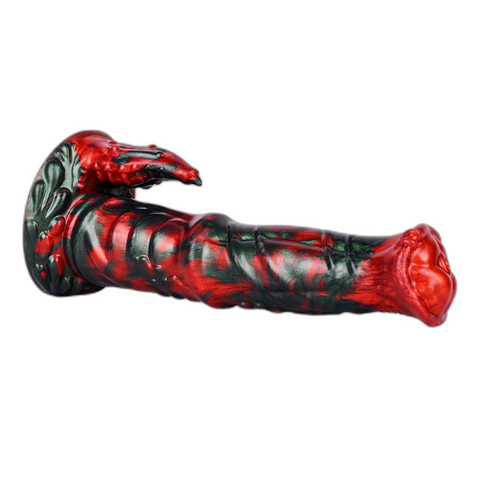 RedRavager – 9 Inch Fantasy Dildo – Horse Dildo with Tentacle Branch
