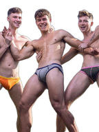 3-pack Men's Cotton 3D U-pouch Briefs
