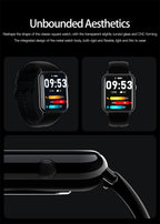 Premium Smart Waterproof Watch - IP67 Fitness Tracker with Bluetooth 5.2 | 1.69" HD Display
