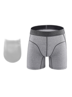 Men's Sport Anti-Chafing Cotton Boxer Briefs