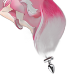Finnick - 15 Inch Fox Tail Metal Butt Plug - Anal Sex Toy - 2 Colors